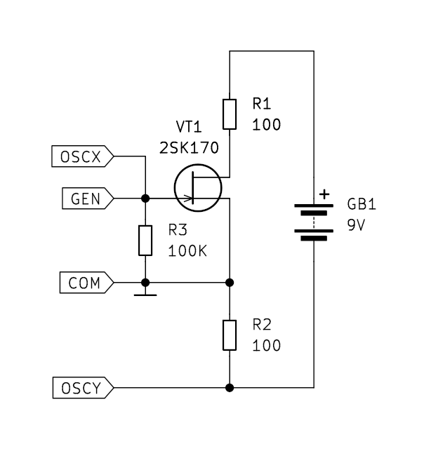 Схема стенда для подбора полевых транзисторов