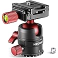 NEEWER Tripod Head, 360° Rotating Panoramic Ball Head with 1/4” Quick Shoe Plate for Tripod Monopod Slider DSLR Camera Camcor