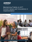 Maintaining Fidelity to ACT: Current Issues and Innovations in Implementation PDF Cover