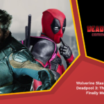 Wolverine slashes into deadpool