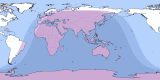 Map of the 20280706 Partial Lunar Eclipse