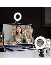 Cyezcor Video Conference Lighting Kit, Ring Light for Monitor Clip On,for Remote Working, Distance Learning,Zoom Call, Self Broadcasting and Live Streaming, Computer Laptop Video Conferencing