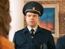 Михаил Казаков на съемках сериала «Папиных дочек»