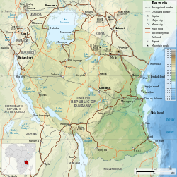 Map of Tanzania