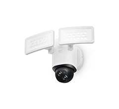 eufy Security Floodlight Camera E340 Wired, Security Camera Outdoor, 360° Pan & Tilt, 24/7 Recording, 2.4G/5G Wi-Fi, 2000 L…