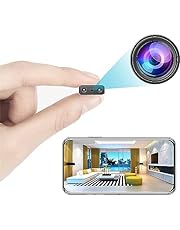 Small Wireless WiFi Camera Hidden Spy Security Cameras,Mini Nanny Cam Smart Home, Pet Dog Baby Camera Indoor Outdoor 1080P Remote Portable, Phone APP Room Camera