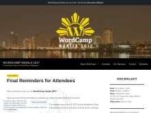 WordCamp Manila 2017