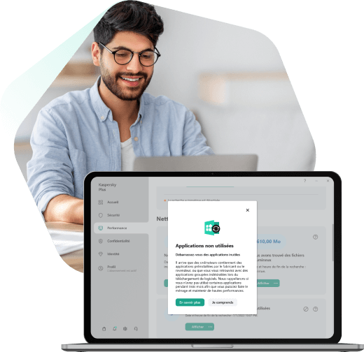 Gestion des applications à l'aide de Kaspersky