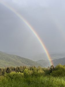 Rainbow in the Vosges, France