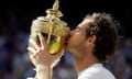 Murray first played at Wimbledon in 2005 and won two of his three grand slam titles there