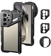 NEEWER S24 Ultra Phone Cage with 67mm Filter Adapter, 17mm Lens Backplate, T Mount Lens Adapter, ...