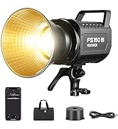 NEEWER FS150B LED Video Light 2.4G/APP Control,130W Bi Color COB Silent Photography Continuous Ou...