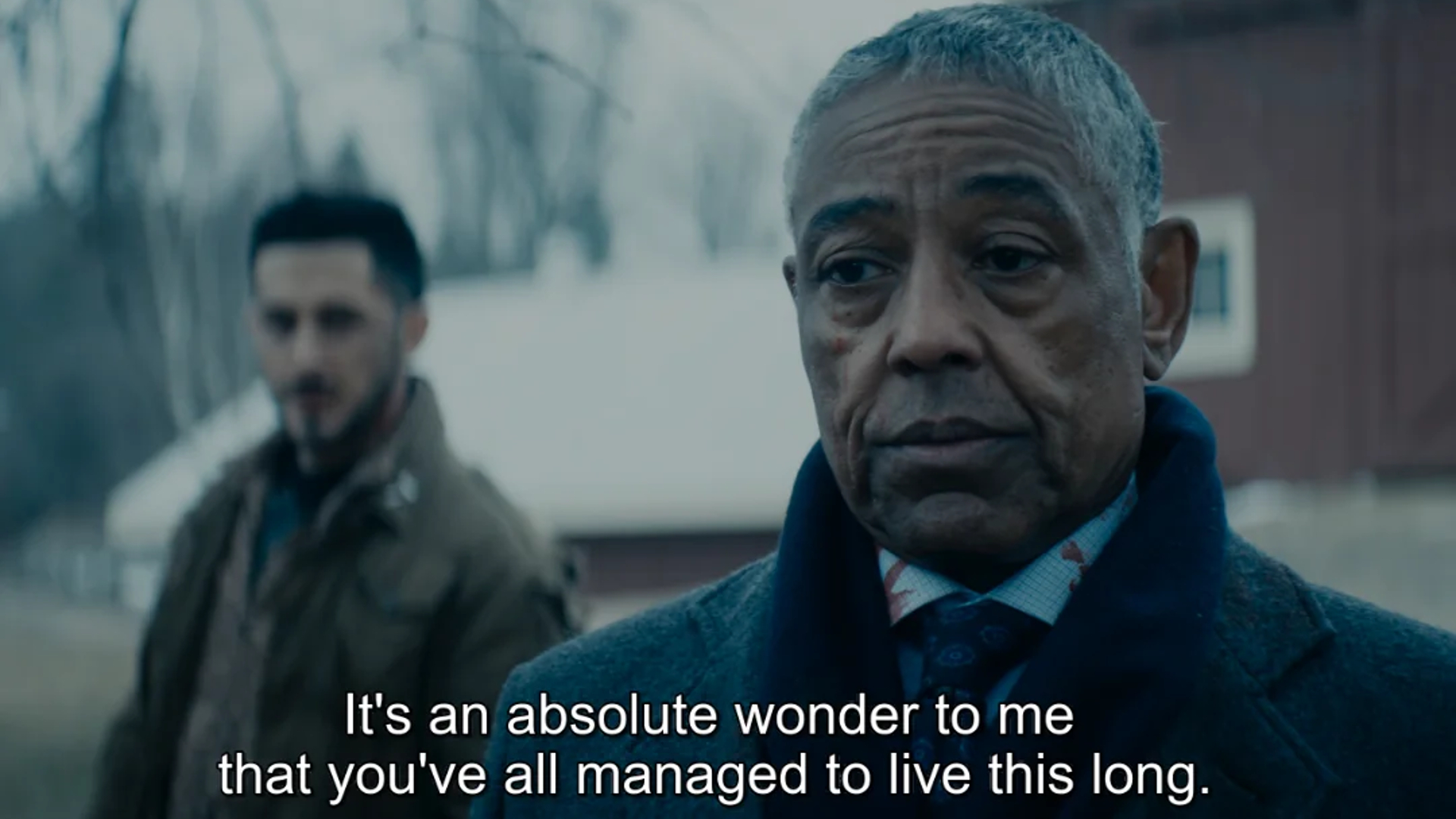 stan edgar / Giancarlo Esposito in the boys and the It's An Absolute Wonder to Me That You've All Managed to Live This Long meme.