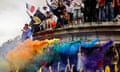 A protest against the far right in Paris, France, 3 July 2024