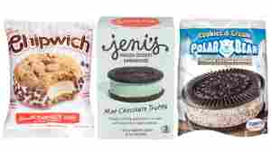Among the more than 60 products included in the recall are the Chipwich Vanilla Chocolate Chip ice cream sandwiches, Jeni’s Mint Chocolate Truffle pie ice cream sandwiches and Hershey’s Cookies & Cream Polar Bear ice cream sandwiches.