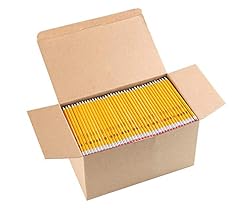 Madisi Wood-Cased #2 HB Pencils, Yellow, Pre-sharpened, Bulk Pack, 1000 pencils