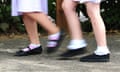 photo of children's legs