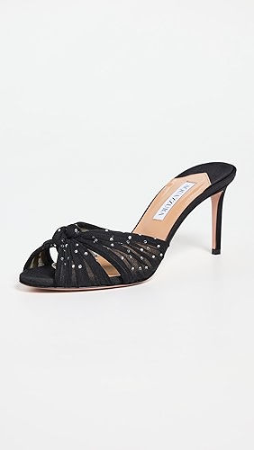 Aquazzura Slow Kisses Mules 75mm.