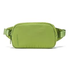 Mini Belt Bag 0.7L, Waterproof Mini Everywhere Fanny Pack Purse for Women and Men. (Solid, Olive Green)