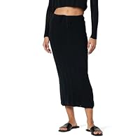 The Drop Women's Makayla Crochet Maxi Skirt, Black, XXL, Plus Size