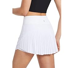 Women's Pleated Tennis Skirt Golf Skorts for Woman High Waisted Lightweight Athletic Shorts Pockets