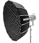 NEEWER 33.5"/85cm Softbox Parabolic Hexadecagon, Quick Setup/Fold Like Umbrella with Bowens Mount...