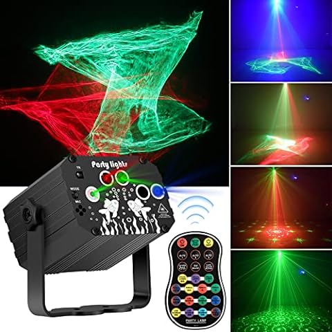 DJ Disco Stage Party lights - Northern Laser Light Effect RGB Led Sound Activated S...