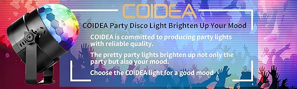 COIDEA is committed to producing party lights with reliable quality.