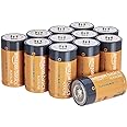 Amazon Basics 12-Pack C Cell Alkaline All-Purpose Batteries, 1.5 Volt, 5-Year Shelf Life