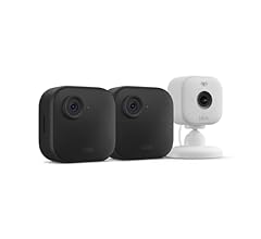 Blink Outdoor 4 + Blink Mini 2 — Smart security cameras, two-way talk, HD live view, motion detection, set up in minutes, W…