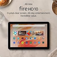 Amazon Fire HD 10 tablet, built for relaxation, 10.1" vibrant Full HD screen, octa-core processor, 3 GB RAM, latest...