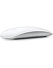 Apple Magic Mouse: Wireless, Bluetooth, Rechargeable. Works with Mac or iPad; Multi-Touch Surface - White