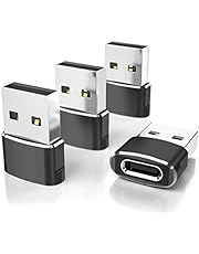 Elebase USB to USB C Adapter 4 Pack,Type C Female to A Male Charger Converter for Apple Watch Ultra iWatch 8 7,iPhone 15 14 13 12 Pro Max Plus,Airpods,iPad 9 10 Air 5 Mini 6,Car,Samsung Galaxy S23 S24