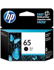 HP 65 Black Ink Cartridge | Works with HP AMP 100 Series, HP DeskJet 2600, 3700 Series, HP ENVY 5000 Series | Eligible for Instant Ink | N9K02AN