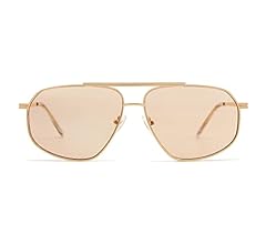 Classic Retro Aviator Sunglasses for Women Men Vintage Hexagonal Metal Frame UV400 Lenses SJ1200