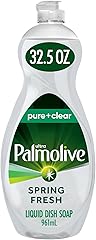 Palmolive Ultra Pure + Clear Liquid Dish Soap, Spring Fresh Scent, 32.5 Fluid Ounce