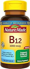 Nature Made Vitamin B12 1000 mcg, Dietary Supplement for Energy Metabolism Support, 150 Softgels, 150 Day Supply