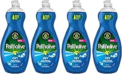 Palmolive Ultra Dishwashing Liquid Dish Soap, Oxy Power Degreaser - 32.5 Fl Oz (Pack of 4)