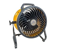 iLiving 12 in. Low Noise Turbo Fan 1200 CFM 3-Speed Portable Air Circulator for Shop, Office, Greenhouse, Home and Warehous…