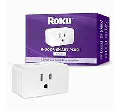 Roku Smart Home Indoor Smart Plug, 1-Pack - WiFi Smart Plugs Works with Alexa & Google Assistant, No Hub Required - Custom …