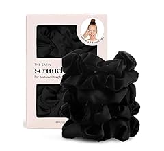 Satin Hair Scrunchies for Women - Softer Than Silk Scrunchies for Hair | Satin Scrunchies for Girls | Satin Hair Ties for W…