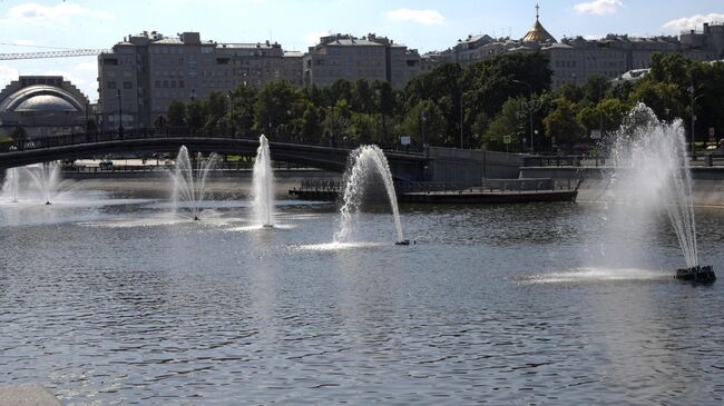 Теплая погода в Москве