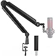 Sensic SA-30 Microphone Boom Arm, 360° Rotatable Mic Stand with 6 inch riser, Microphone Holder with 1/4", 3/8" and 5/8" Adap