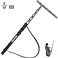 NEEWER Upgraded Microphone Boom Pole, 9.8ft/300cm Telescopic Carbon Fiber Mic Boom Arm with 5 Sections, 1/4” 3/8” 5/8” Screw 