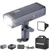 NEEWER Q3 200Ws 2.4G TTL Flash (2nd Version), 1/8000 HSS GN58 Strobe Light Portable Photography M...