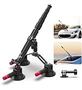 Neewer Triple Suction Cup Car Mount Kit with 2in1 Extension Pole/Selfie Stick, Quick Release Outs...