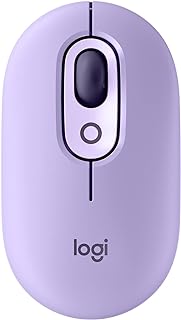 Logitech POP Mouse, Wireless Mouse with Customizable Emojis, SilentTouch Technology, Precision/Speed Scroll, Compact Desig...