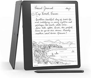 Amazon Kindle Scribe (16 GB) - 10.2” 300 ppi Paperwhite display, a Kindle and a notebook all in one, convert notes to text...