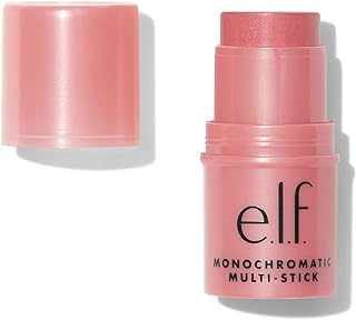 e.l.f. Monochromatic Multi Stick, Luxuriously Creamy & Blendable Color, For Eyes, Lips & Cheeks, Dazzling Peony, 0.17 oz (...