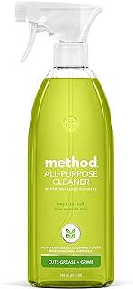 Method All-Purpose Cleaner Spray, Lime + Sea Salt, Plant-Based and Biodegradable Formula Perfect for Most Counters, Tiles,...